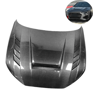 Nouveau <span class=keywords><strong>capot</strong></span> moteur en fibre de carbone véritable de haute qualité pour <span class=keywords><strong>Audi</strong></span> <span class=keywords><strong>A4</strong></span>/S4/RS4 (2017-2020) avec boulons personnalisés - Product Image 1