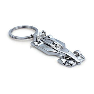 سلسلة مفاتيح معدنية عالية الجودة بالجملة بشعار مخصص لسباقات السيارات إكسسوار عصري لعشاق السيارات - Product Image 2