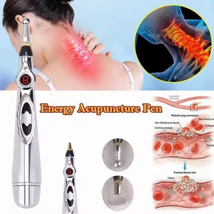 Cuerpo electrónico Alivio del dolor de espalda Relajación muscular Tens Pulse <span class=keywords><strong>Pen</strong></span> Masajeador Dispositivo de fisioterapia Pluma de masaje eléctrica - Product Image 5