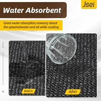 Tapis de cuisine lavables, lot de 2, avec support antidérapant en TPR, absorbants et résistants aux taches, pour cuisine, buanderie et évier
