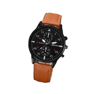 Jam Tangan Pria Baru dari AliExpress, Ramah Lingkungan, Casing Alloy Quartz, Dial Akrilik dengan Jarum Penunjuk, Model Fashion untuk Bisnis, Desain Double Eyes, Harga Pabrik - Product Image 4