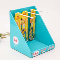 Boîte de présentation en papier pour les gommes vitaminées |   Support de point de vente en carton personnalisé pour les compléments alimentaires et les bonbons en bouteille