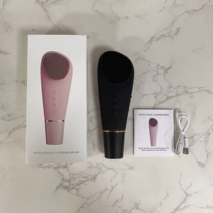 Brosse nettoyante visage 2-en-1 en silicone de qualité alimentaire certifiée pour usage domestique avec exfoliant cutané – Nouveau design - Product Image 1