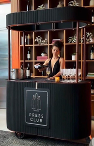 Hot <strong>Selling</strong> Retail Cart <strong>Food</strong> Movable Display <strong>Stand</strong> for Sale - Product Image 6