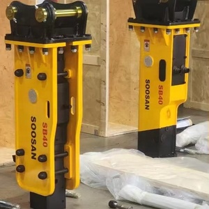 Casseur hydraulique SB 40 TOP Type Neuf pour excavatrices de 4 à 7 tonnes pour chargeuse avec moteur/moteur, burin, garantie 1 an, Chine - Product Image 1