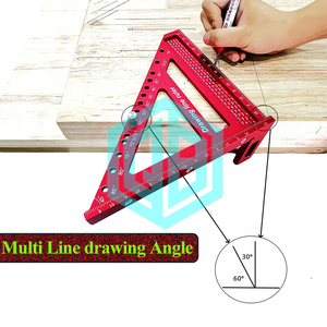 2024 mise à niveau 8.5 pouces carré et Triangle multifonction 3D outils de règle de travail du bois pour bricolage <span class=keywords><strong>menuiserie</strong></span> bois OEM pris en charge - Product Image 4