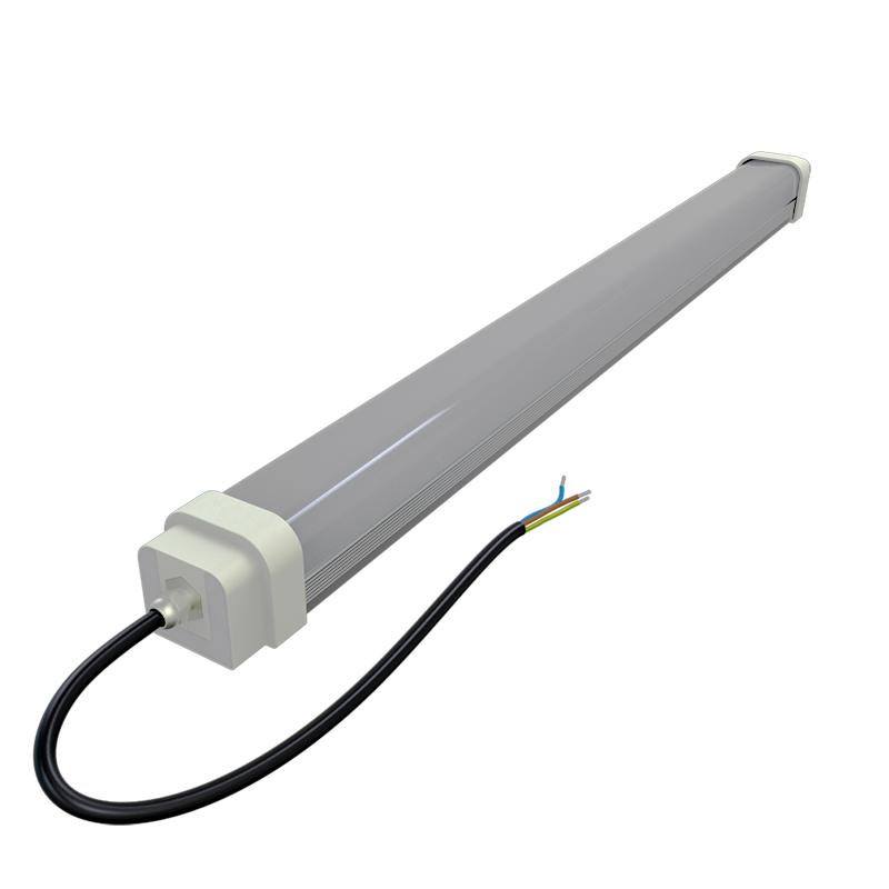 Dimmable linear led triproof light 18w 40w120cm ip65 workshop led strip light plastic led batten light weight warehouse led tube