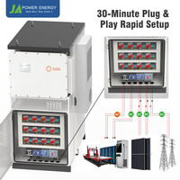 Système de stockage de batteries solaires intégré hybride refroidi par air JApower 208KWH 225KWH 265KWH 348KWH pour usage commercial et industriel