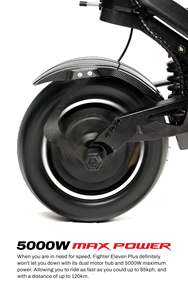 Monopattino Elettrico TEVERUN FIGHTER 2023 11+35Ah 25AH 5000W LG - Product Image 3