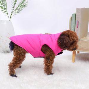 Ropa de invierno para mascotas, abrigo cálido con arnés personalizado para perros - Product Image 4