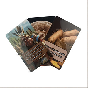 Cartes éducatives pour enfants personnalisées, cartes d'apprentissage sur <span class=keywords><strong>la</strong></span> <span class=keywords><strong>culture</strong></span> des Caraïbes de qualité supérieure, fabricant - Product Image 3