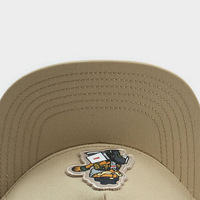 CAYLER Gorra de Béisbol de 5 Paneles, Moderna, con Diseño de Dibujos Animados, Estilo Hip-Hop, de Algodón Peinado con PVC, Ajustable, Visera Plana, Unisex para Adultos