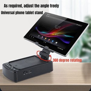 Giá đỡ điện thoại thông minh có thể điều chỉnh góc, tích hợp loa bluetooth không dây - Product Image 4