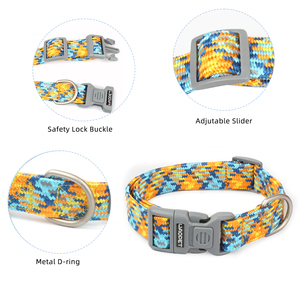 <span class=keywords><strong>Collar</strong></span> de Perro de Lujo Ajustable, Reflectante, Ligero y Sólido, con Cintas de Nailon para Exteriores, Fabricación Directa de Fábrica, OEM/ODM Personalizado - Product Image 2