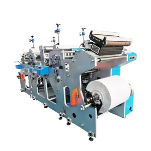 Papier adhésif d'étiquette rotative de haute précision Die Cutter Dies Label Slitter Machine rotative découpée à vendre