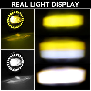 Faro LED con Anillo de Halo de Ángel para Motocicleta, Iluminación Automotriz, Resistente al Agua IP67, Faros Antiniebla para Camiones, Jeeps, ATV, 12V 40W - Product Image 5