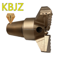 KBJZ Chine Fabricant Alliage Acier Carbure PDC Cutter Forage de Puits d'Eau Exploitation Minière 8 Pouces 200 mm 3 Ailes Concave Pdc Drag Bit