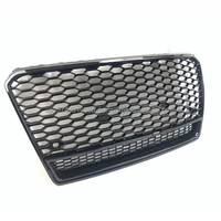 Nueva Parrilla Deportiva de Malla Cromada ABS Estilo C7 RS7 con Marco Inferior para Audi A7/S7 2009-2015