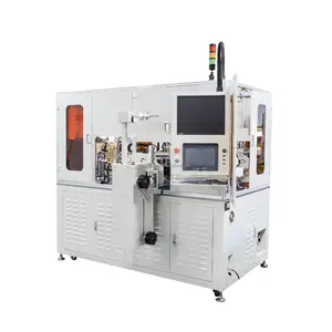 Automatic coaxial cable stripping crimping and tinning soldering machine