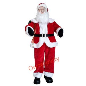 Figurines <span class=keywords><strong>de</strong></span> Père Noël électriques grandeur nature, décorations <span class=keywords><strong>de</strong></span> Noël animatroniques pour l'extérieur, décorations <span class=keywords><strong>de</strong></span> Noël animées pour la saison des fêtes - Product Image 2