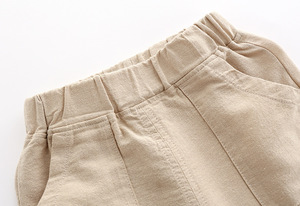 Shorts de plage en lin imprimés pour enfants, nouveaux produits, recherche de distributeur - Product Image 3