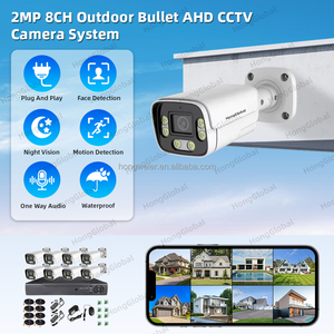 Hongglobal 2MP kỹ thuật số Video Recorder AHD ngoài trời <span class=keywords><strong>DVR</strong></span> Home an ninh máy ảnh Set Kit 8 kênh surveil hệ thống <span class=keywords><strong>CCTV</strong></span> Hệ thống camera - Product Image 2