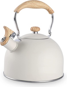 2.5 lít thép không gỉ trà ấm, cấp thực phẩm stovetops Tea Pot với xử lý Loud huýt sáo cho trà - Product Image 1