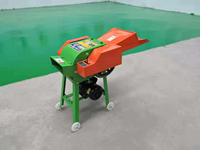 Mini machine de coupe d'herbe à usage agricole, machine d'alimentation pour bétail, mouton, poulet, hachoir à aliments pour bétail et volaille