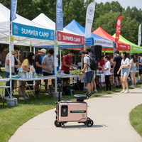 ELALA Nouveauté Valise Électrique Intelligente Multifonctionnelle à Roulettes, Vitesse Maximale 25 km/h, Idéale pour l'Aéroport