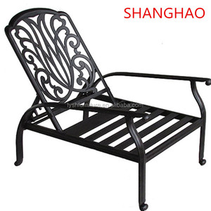 Chaise longue d'extérieur réglable en métal SH, cadre en aluminium, chaise <span class=keywords><strong>de</strong></span> soleil imperméable et durable pour piscine, <span class=keywords><strong>jardin</strong></span>, hôtel, usage commercial - Product Image 3