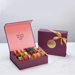 批发定制印刷马卡龙纸盒环保烘焙蛋糕巧克力面包食品包装盒