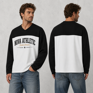 Camiseta de Hombre de Alta Calidad con Cuello en V, Oversize, de Algodón 300Gsm, Estilo Boxy, con Estampado Gráfico Puff Print, Streetwear, Logo Personalizado, OEM - Product Image 3