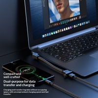 Cable de Extensión USB 2.0 de Cobre, Macho a Hembra, con Fijación por Tuerca, para Conexión de Ratón y Teclado, Transmisión de Datos de Oficina