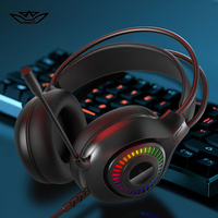 Casque de jeu filaire FV-G96 adapté aux écouteurs de jeux d'ordinateur produit de vente chaude casque antibruit lumineux