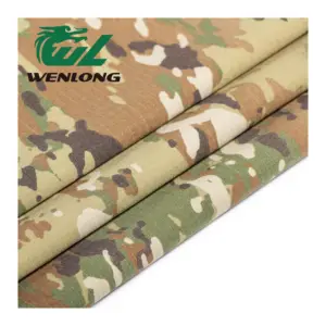 50Nylon 50Cotton OCP Camo Print WR Anti Tearing Camouflage NYCO Ripstop Fabric For Tactical Gears