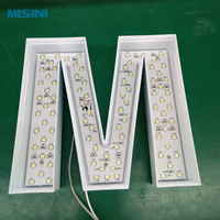 Letreros electrónicos LED de alta calidad al por mayor letras luminosas iluminadas frontales ABS para señalización de logotipo de escaparate de la empresa Samsung
