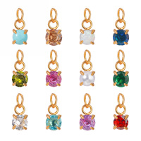 Collar con Piedra de Nacimiento de Diciembre, Acero Inoxidable, Joyería de Moda al por Mayor