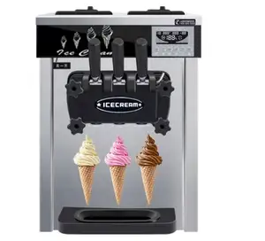 Different Flavor Stainless Steel Frozen Yogurt Machine Commercial Using Ice Machine Price Soft Serve Ice Cream Machine