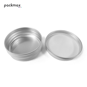 5ml-150ml Single Side White Screw Thread Aluminum <b>Tin</b> - Food Grade Airtight Jar for Cream Balm <b>Storage</b> Wholesale - Product Image 4