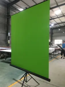 1.8M * 2M taşınabilir Video stüdyosu Backdrop katlanabilir Chroma anahtar paneli yeşil ekran Tripod Roll Up yeşil ekran arka plan