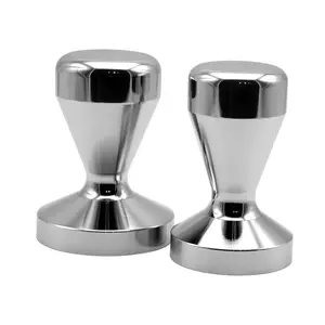 Factory Stainless Steel Espresso Coffee Bean Tamper Press Tool 51mm 53mm