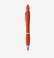 Stylo surligneur en métal incurvé personnalisé, double fonction tactile, cadeau promotionnel d'entreprise, commande en gros