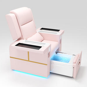 Elektrischer Nagelstudio-Sessel mit <span class=keywords><strong>Massage</strong></span> und Fußbad, Multifunktionaler Stuhl für Schönheitssalon, Nagelstudio, Wimpern und Pediküre, Modernes Wohnzimmer - Product Image 4
