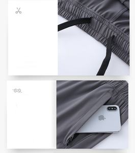 กางเกงกีฬาเอวยางยืดสำหรับผู้ชายกางเกงรัดเอวด้านหลังมีกระเป๋า - Product Image 4