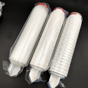 Composant de filtre plié en PTFE à basse pression 0.74 m2 cartouche filtrante en PTFE pour la stérilisation du filtre à reniflard - Product Image 2