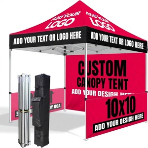 Carpa Plegable Personalizada 10x10, Toldo Impermeable con Logotipo Personalizado, para Ferias Comerciales y Exposiciones al Aire Libre - Product Image 1