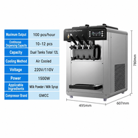 Machine à glace commerciale à trois têtes, forme carrée, système de congélation mécanique multi-prises compatible, garantie 1 an pour les commerces