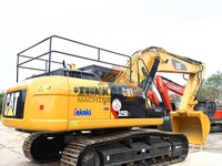 Excavatrice Caterpillar 325D2L d'occasion, chenilles longues d'origine, pelle sur chenilles moyenne, engin de construction en stock