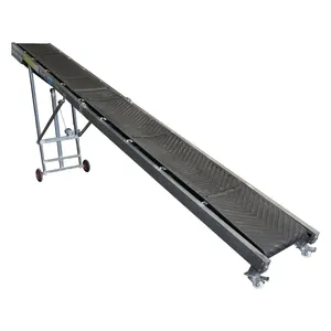 folding belt conveyor Grain bagged soybean and corn feed conveyor belt for folding machine