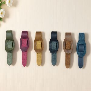 Tirant de fermeture éclair vintage en cuir durable, tirant de fermeture éclair sans perçage pour vêtements, tirant de fermeture éclair détachable. - Product Image 1
